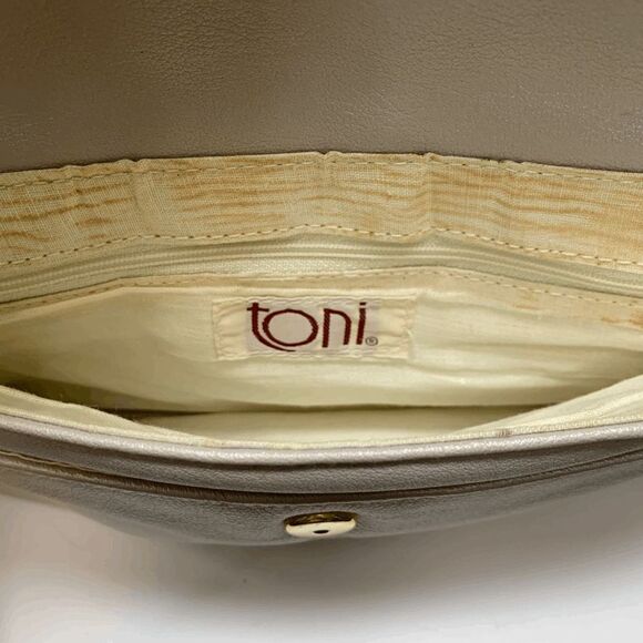 Vintage 80's Toni Metallic Shoulder Purse - Picture 6 of 7